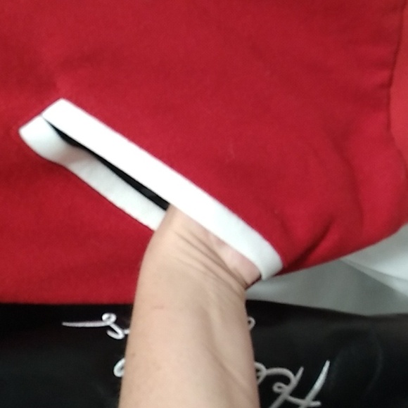 SALE! NWT Don Le Don Collection Letterman Jacket 2XL (Color RedSold Out Online) - Picture 8 of 12